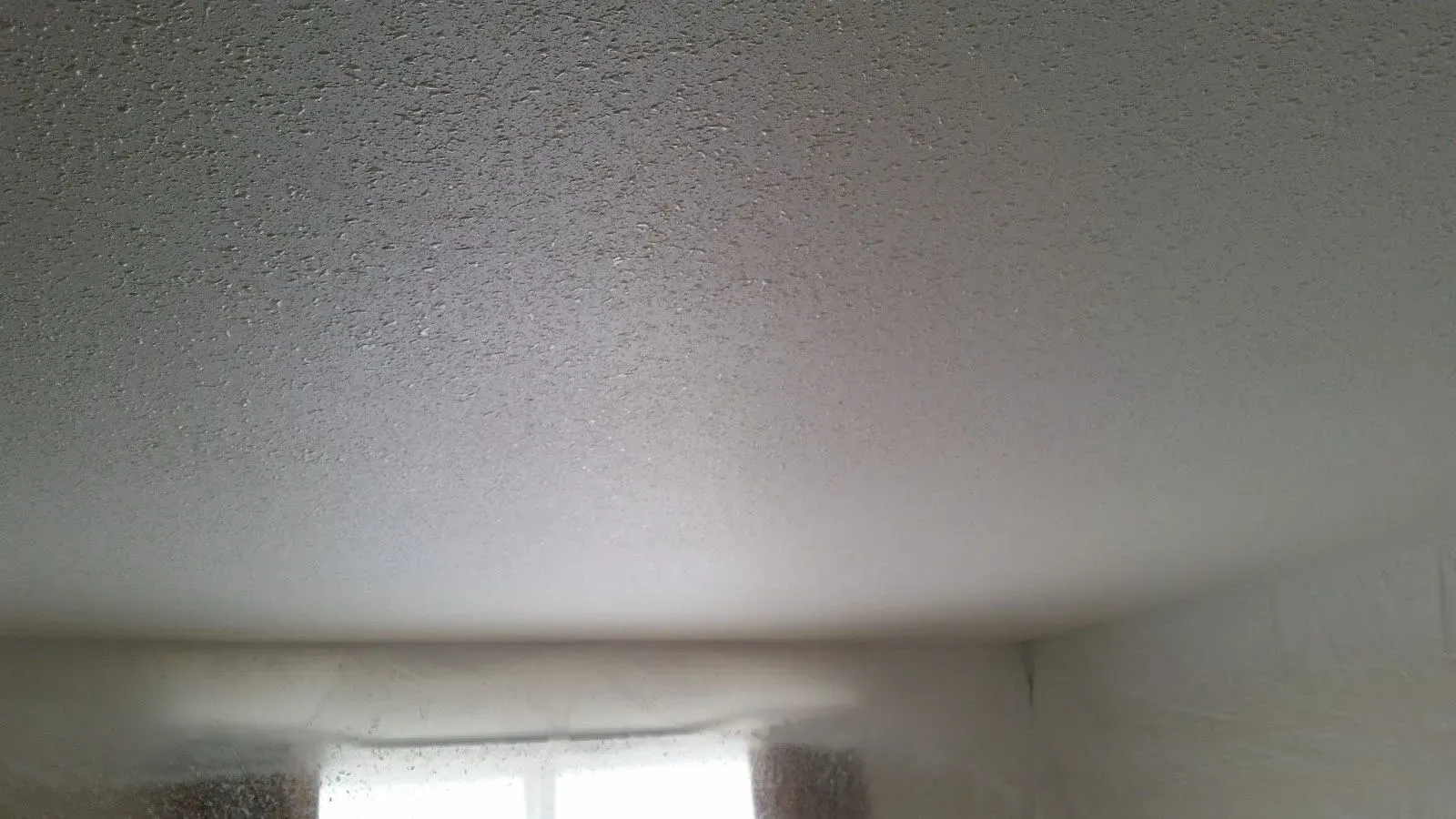 Knockdown ceiling texture finished by Wild West Drywall